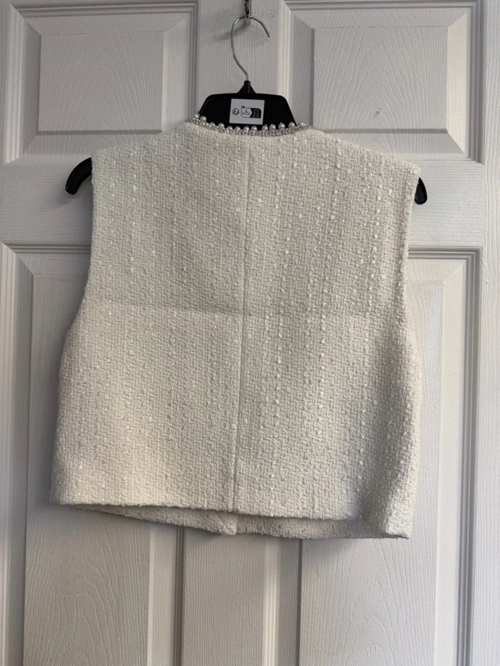 Laderisso Beaded Tweed Vest - Picture 6 of 7